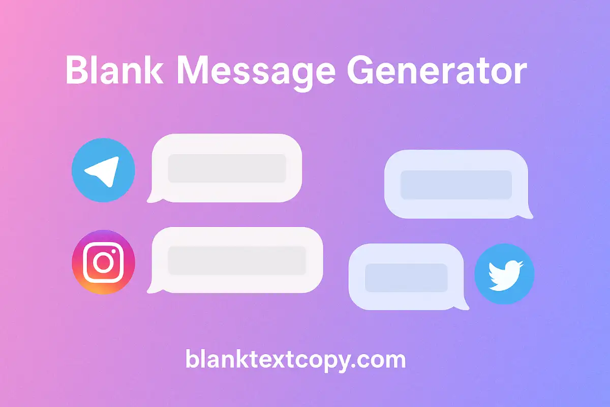 Blank Message Copy Paste