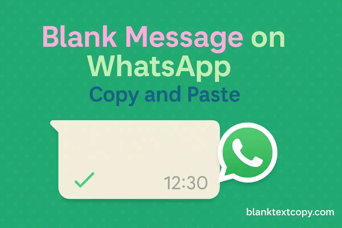 Empty Message on WhatsApp