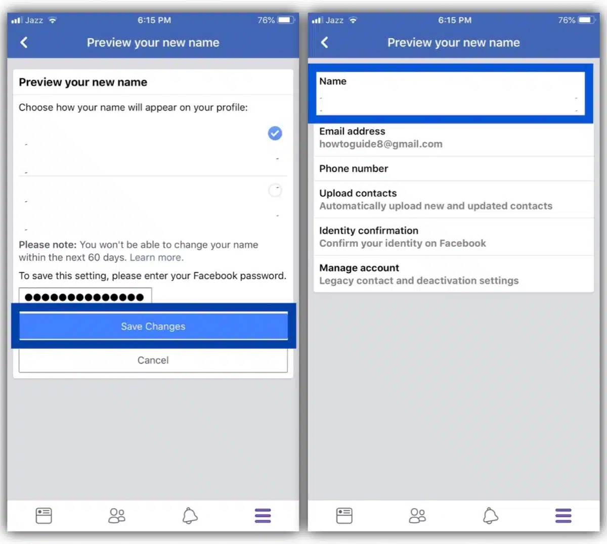 FB invisible name copy and paste