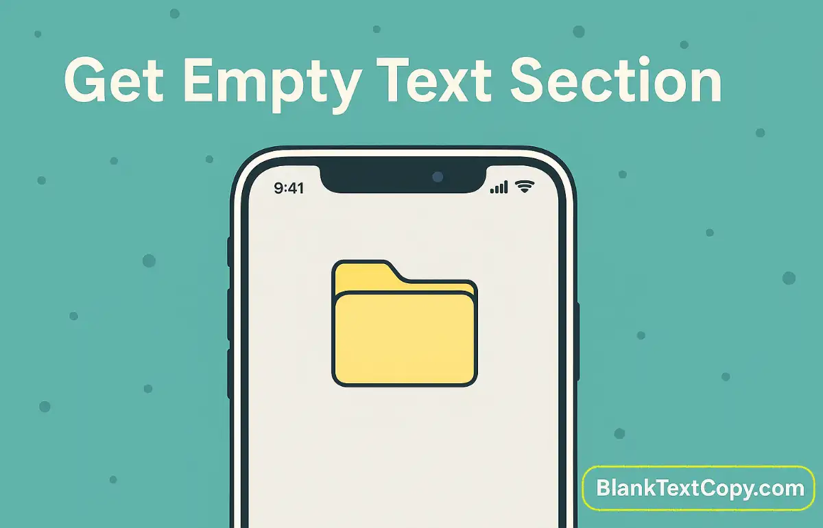 Get Empty Text Section