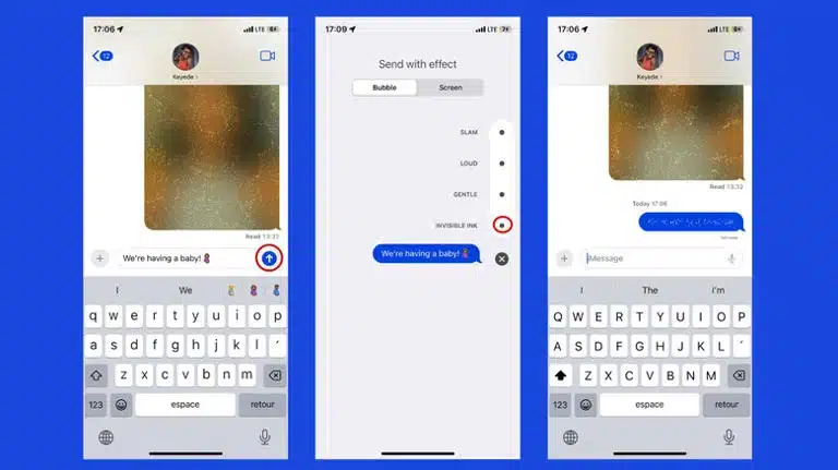 How to use invisible ink on iphone