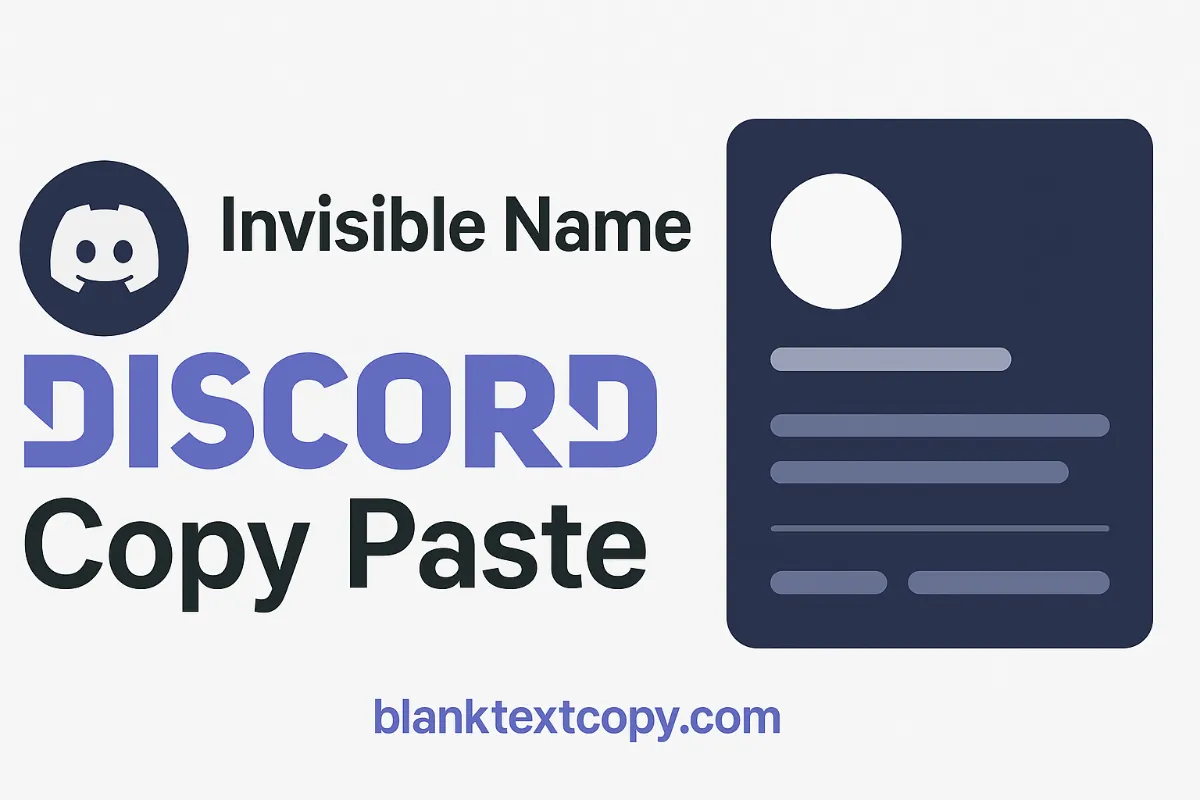 Invisible Name Discord