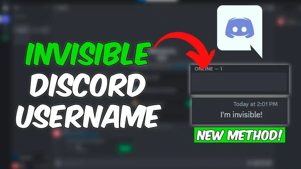 Invisible username