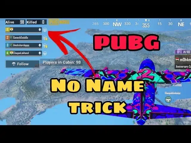 PUBG No Name Trick