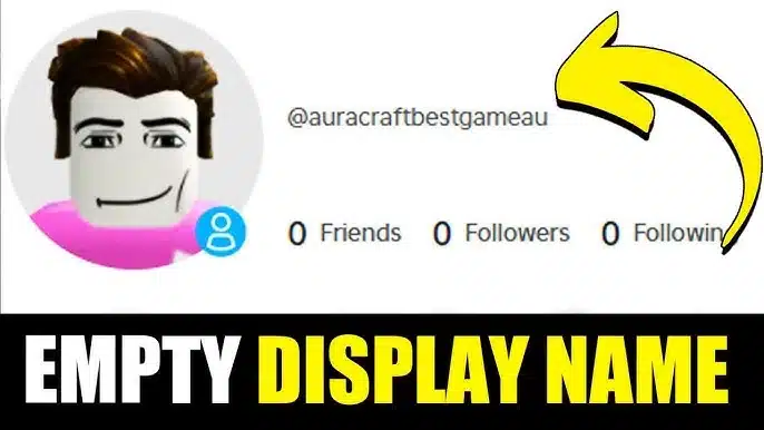Roblox empty display name