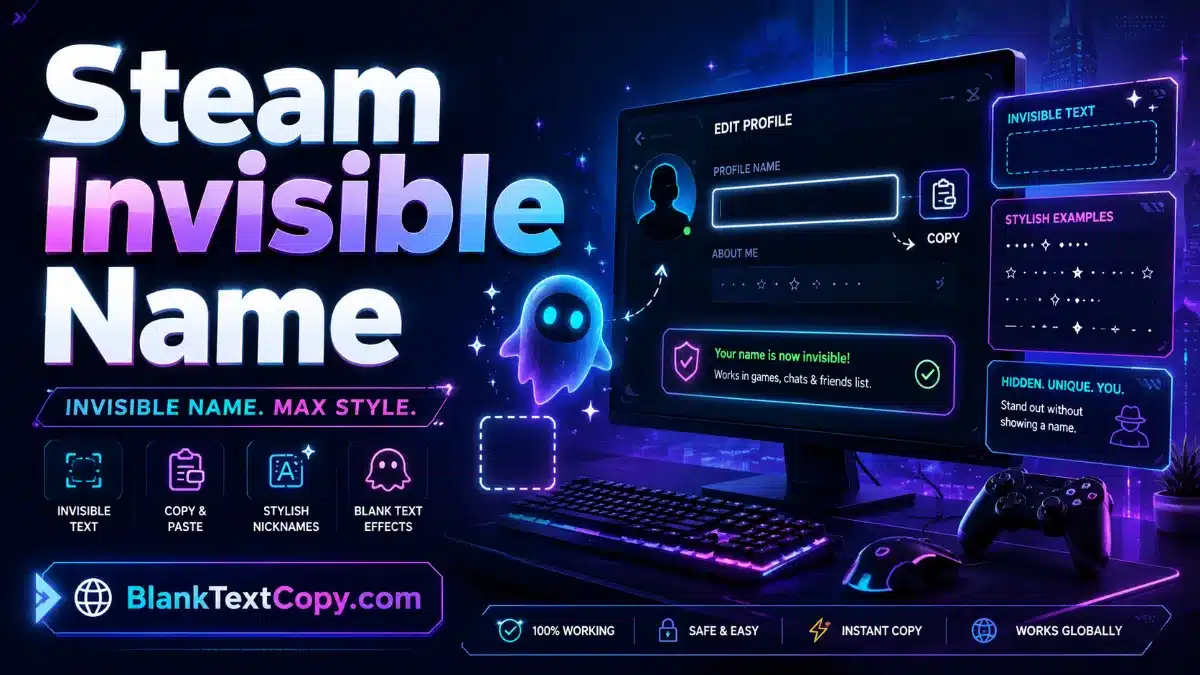 Steam Invisible Name