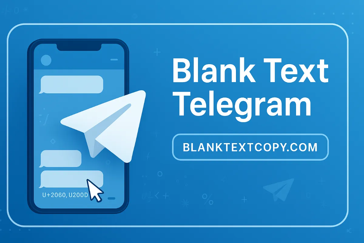 Blank Text Telegram