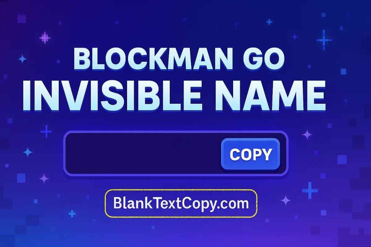 Blockman Go invisible name