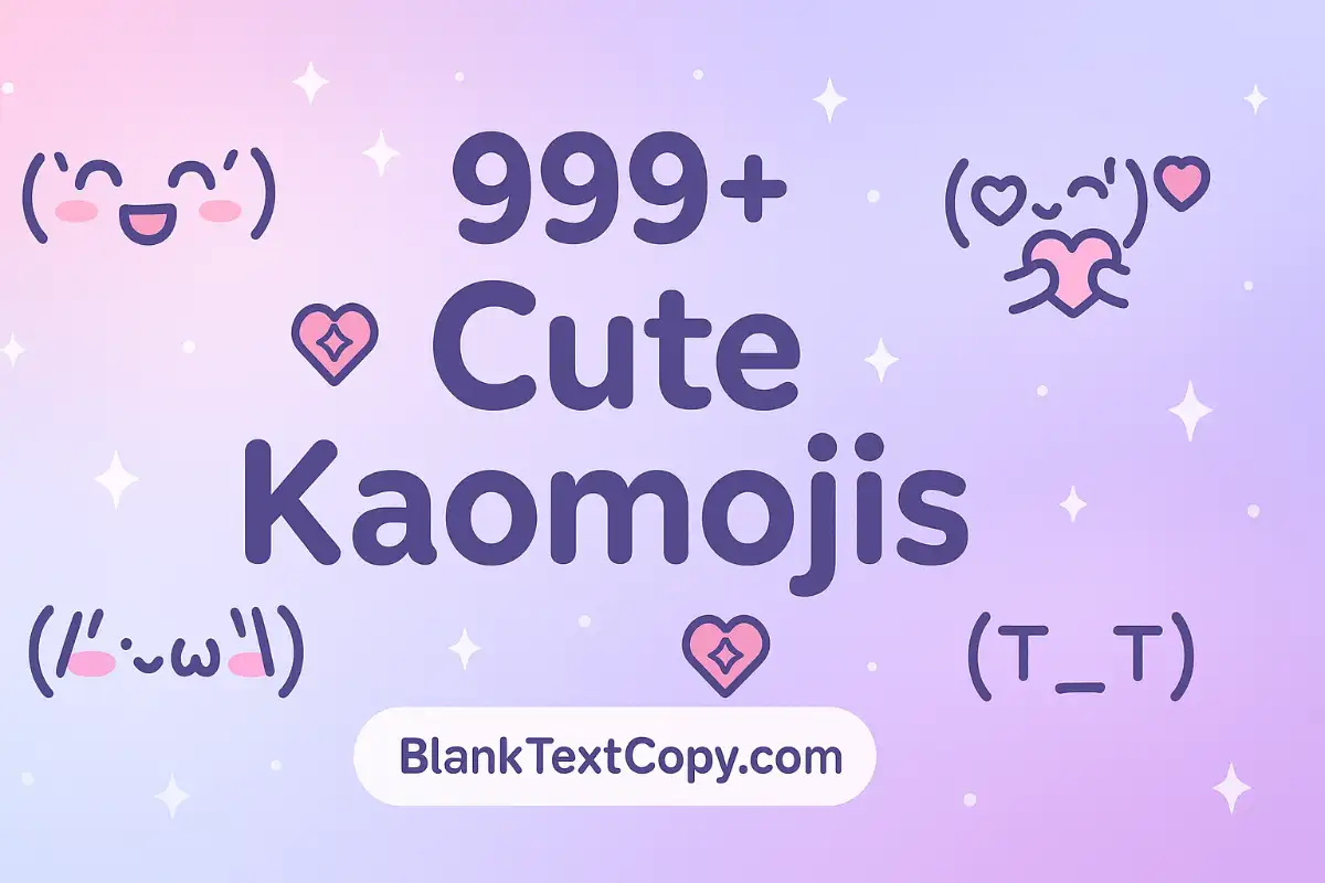 Cute Kaomoji