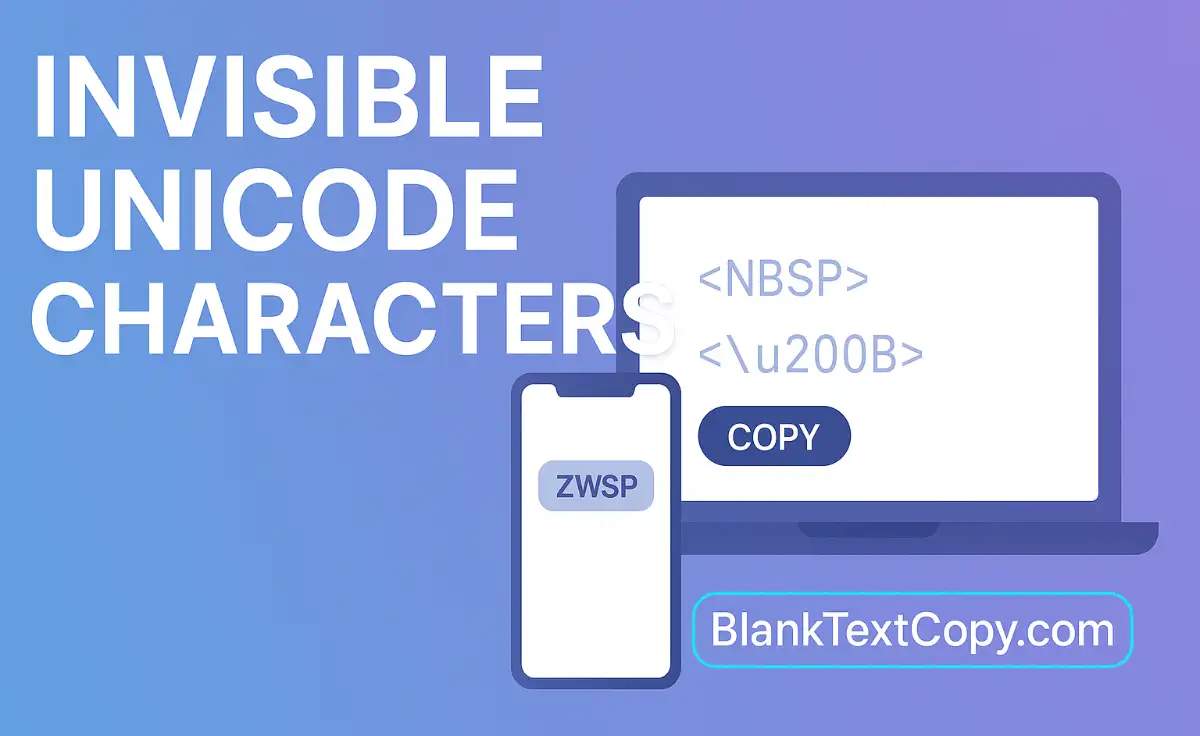 Invisible Unicode Characters