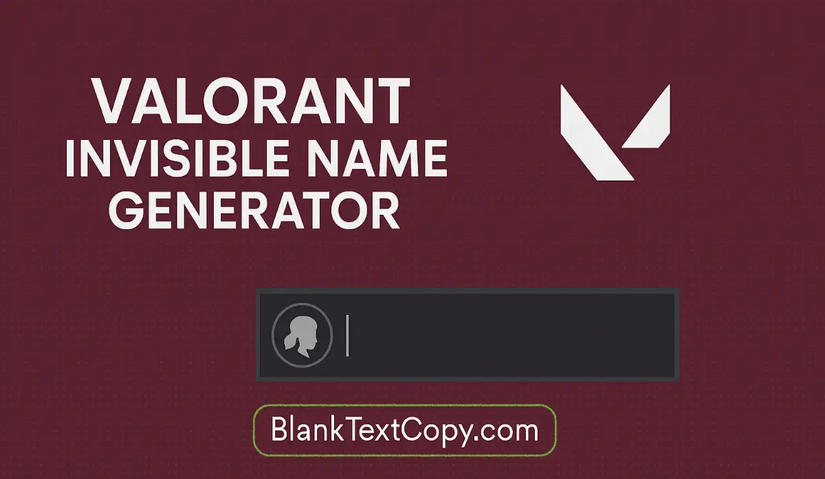 Valorant Invisible Name