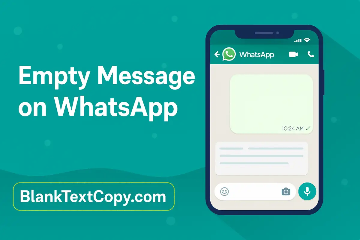Blank message for Whatsapp