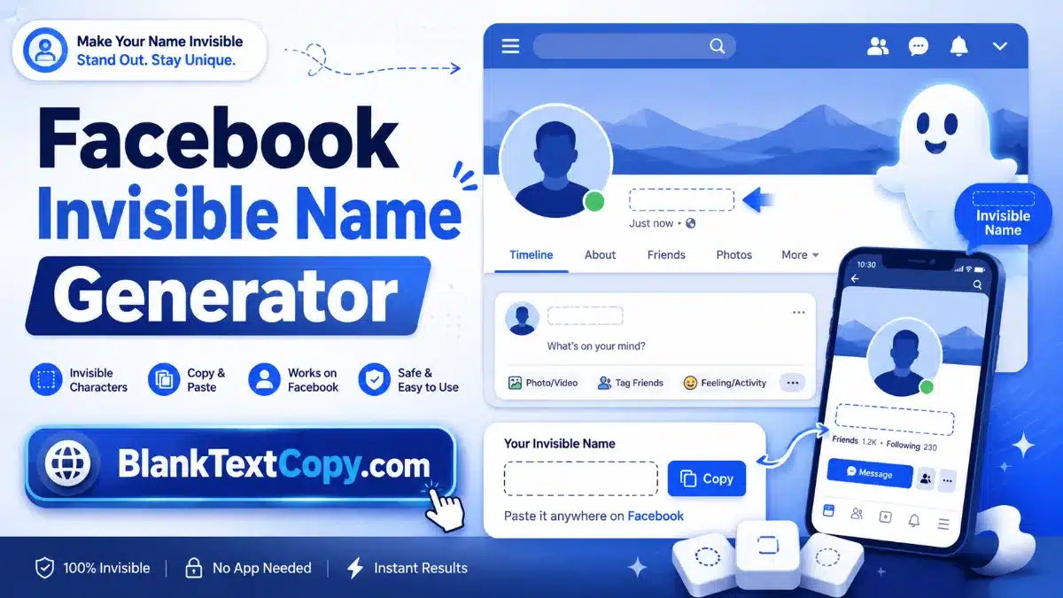 Facebook Blank Name