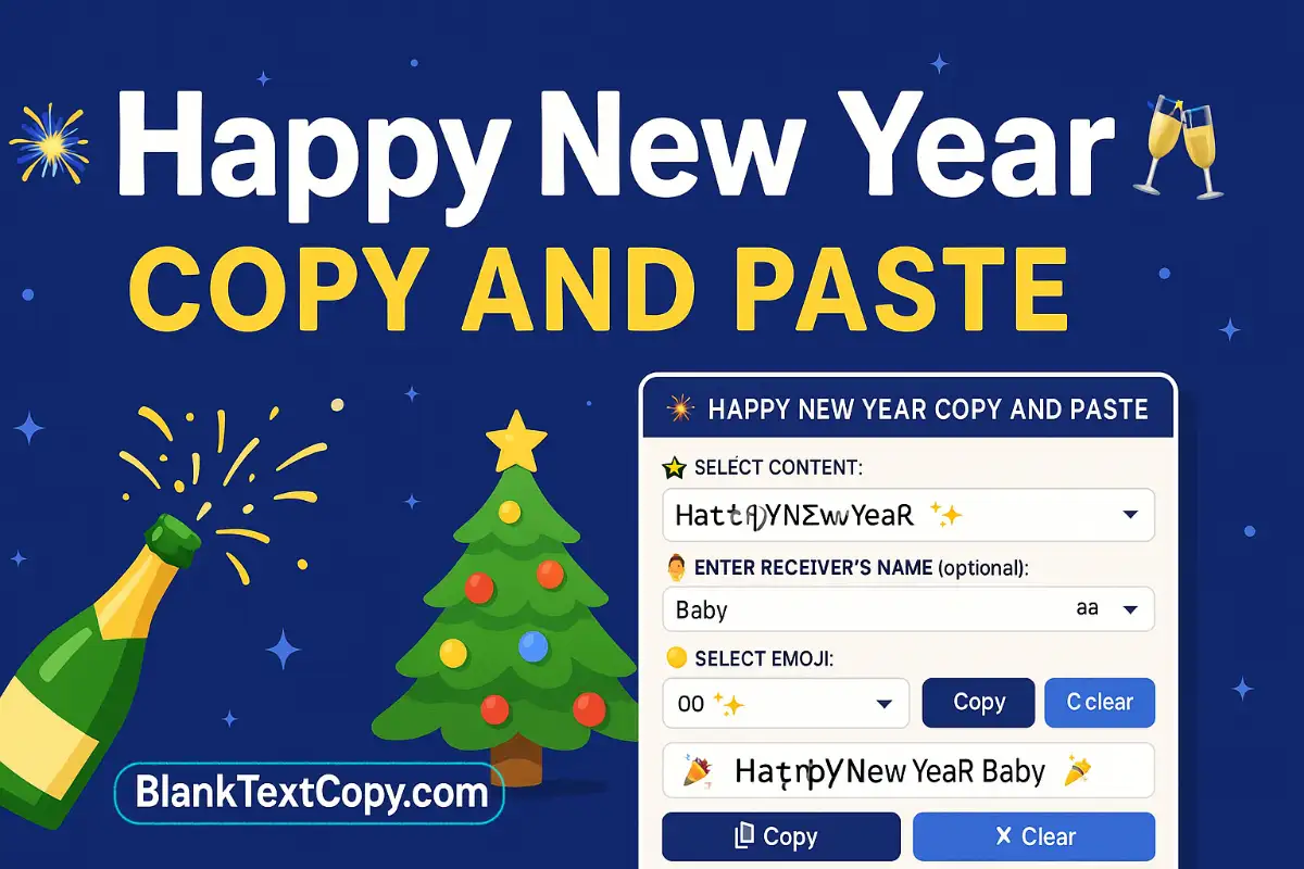 Happy New Year Copy And Paste