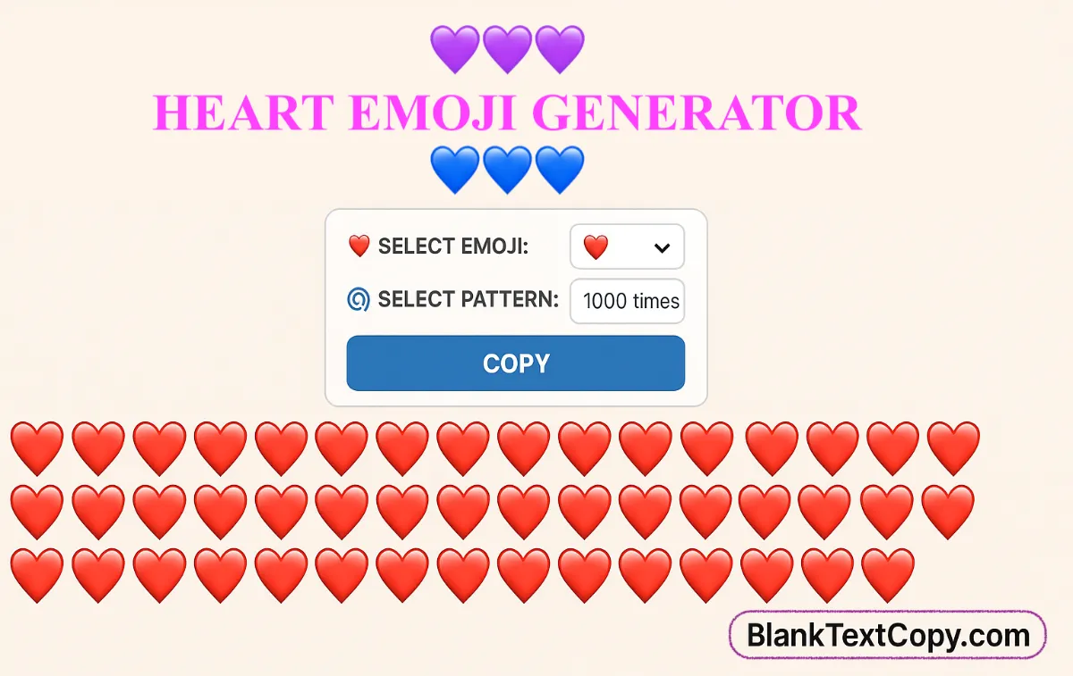 Heart Emoji Copy Paste