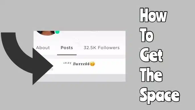 How to get blank space IMVU