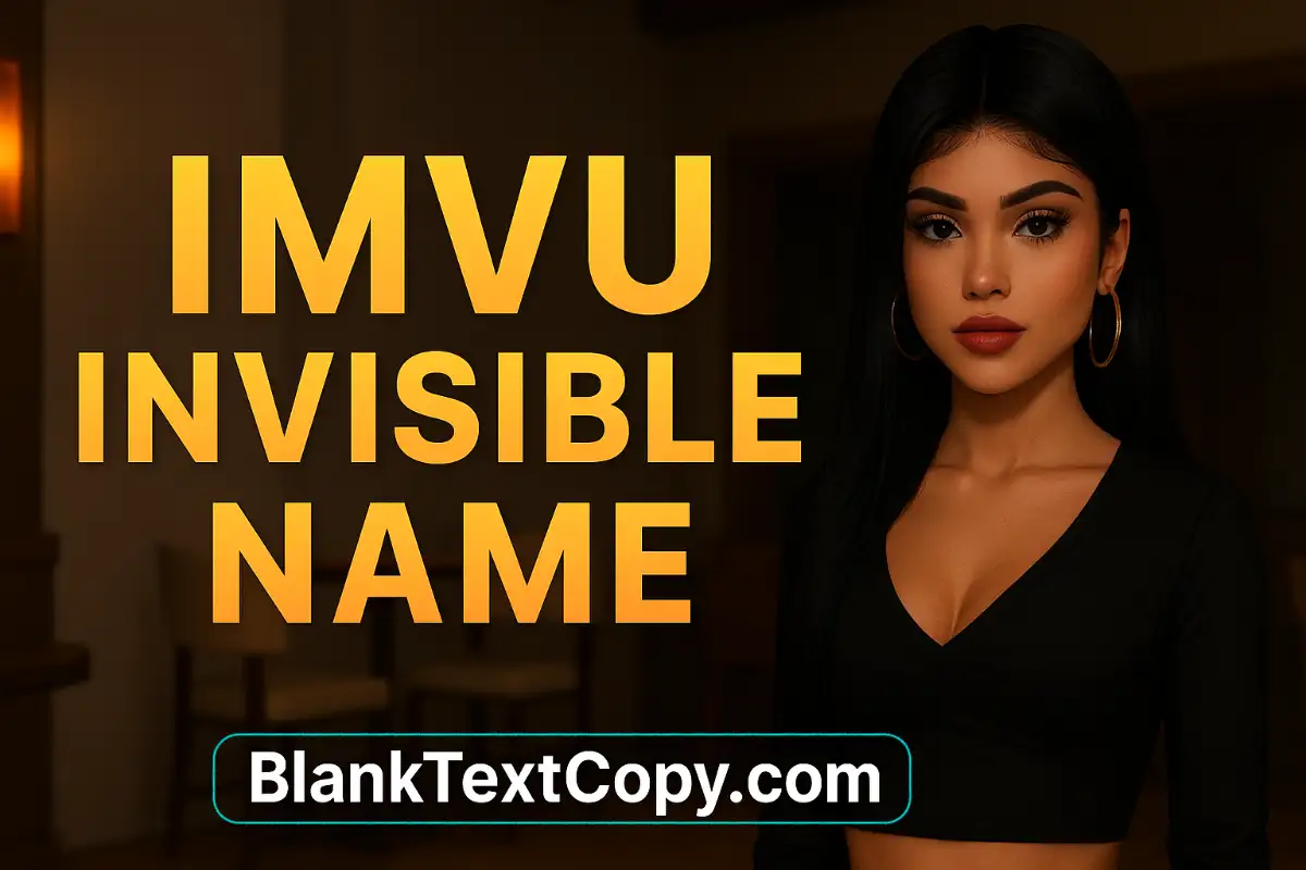 IMVU Invisible Name