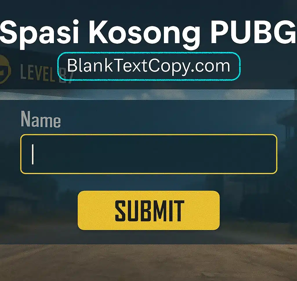 Teks Kosong PUBG