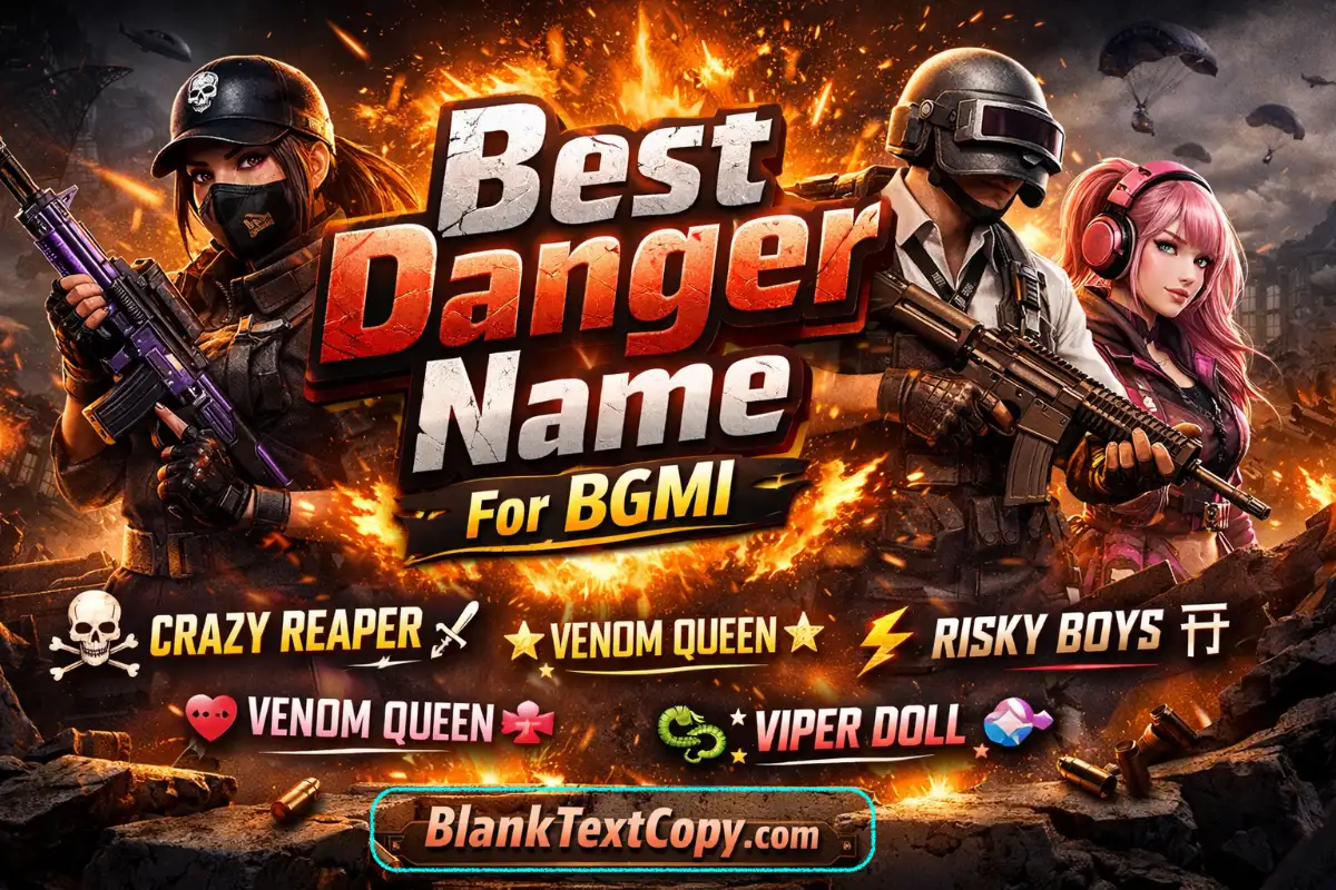 BGMI Danger Name