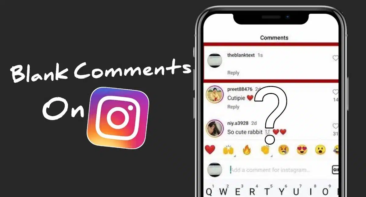 Blank Comment Instagram
