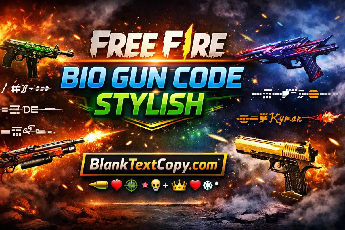 Free Fire Bio Gun Code Stylish