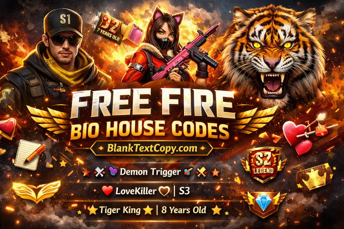 Free Fire Bio House Code