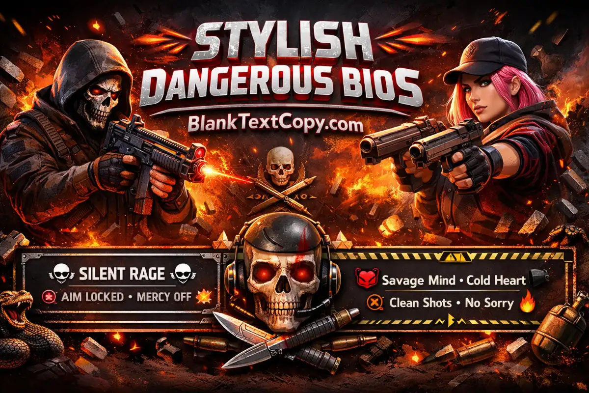 Free Fire Dangerous Bio