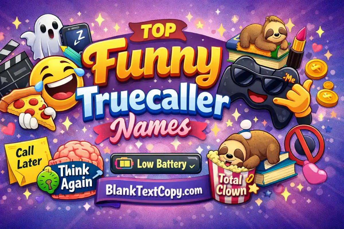 Funny Truecaller Names