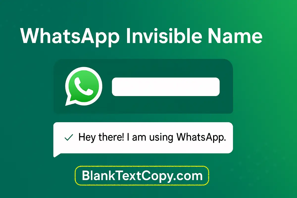 How to hide name in Whatsapp