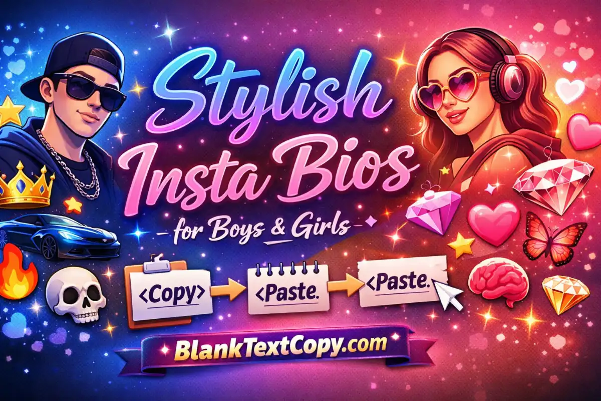 Insta Bio Stylish Font