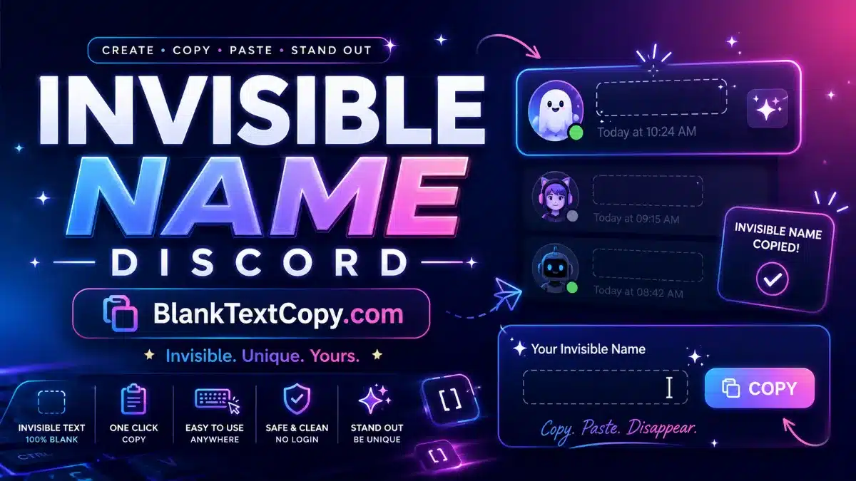 Invisible Name Discord