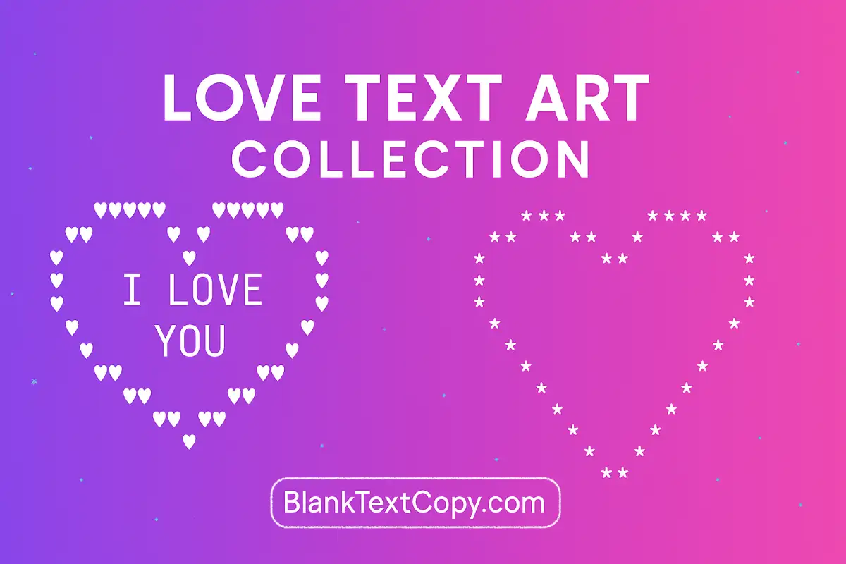 Love Text Art