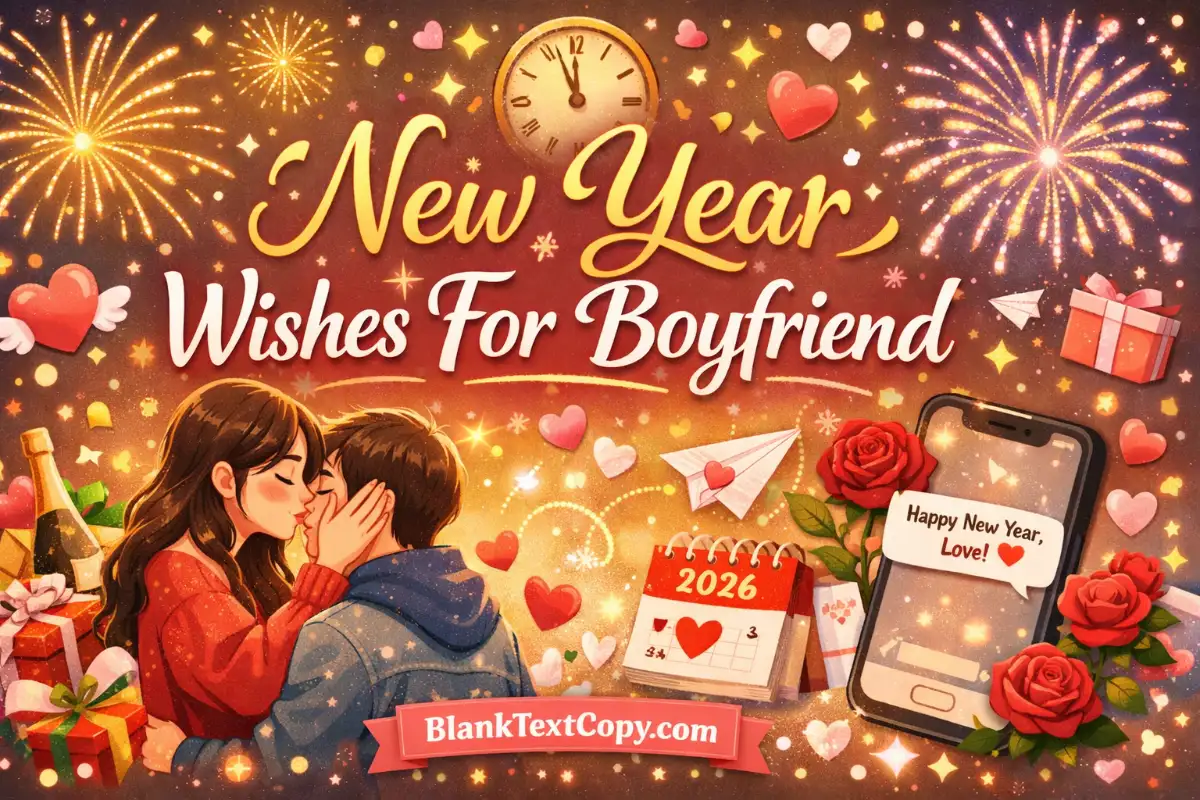 New Year Wishes For Boyfriend