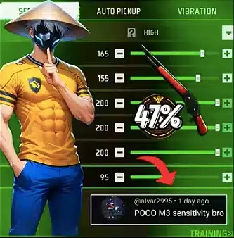 Best Sensitivity for Free Fire One Tap Headshot