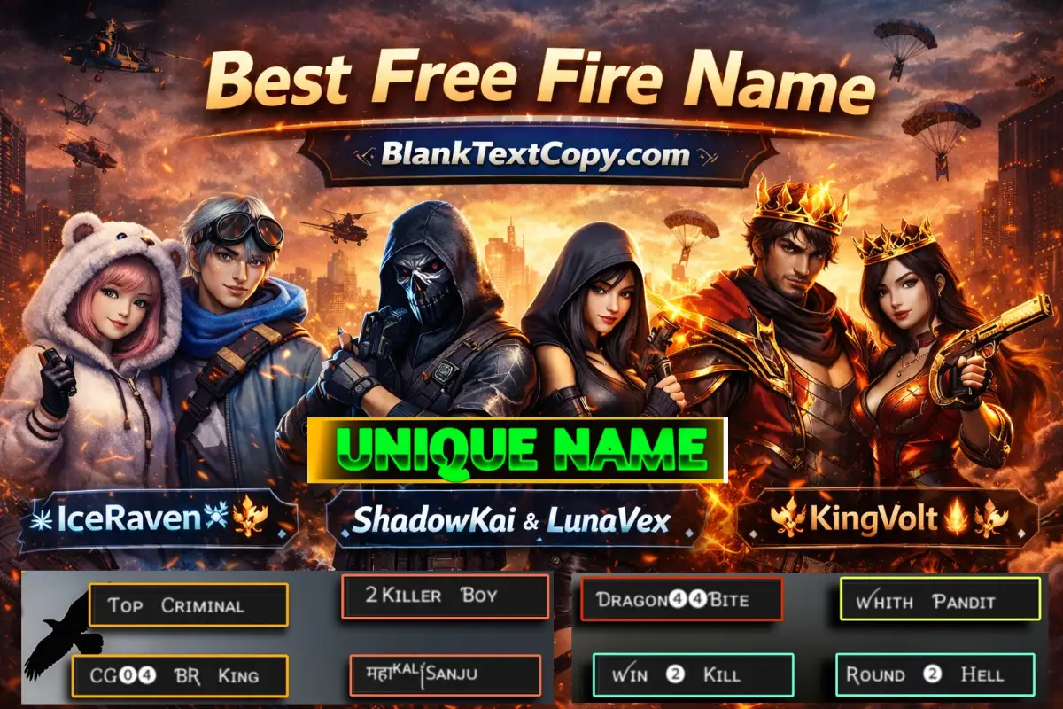 Free Fire name
