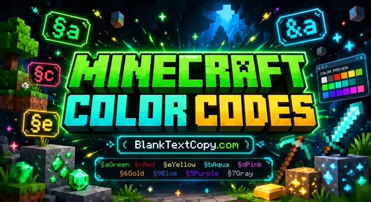 MC Color Codes