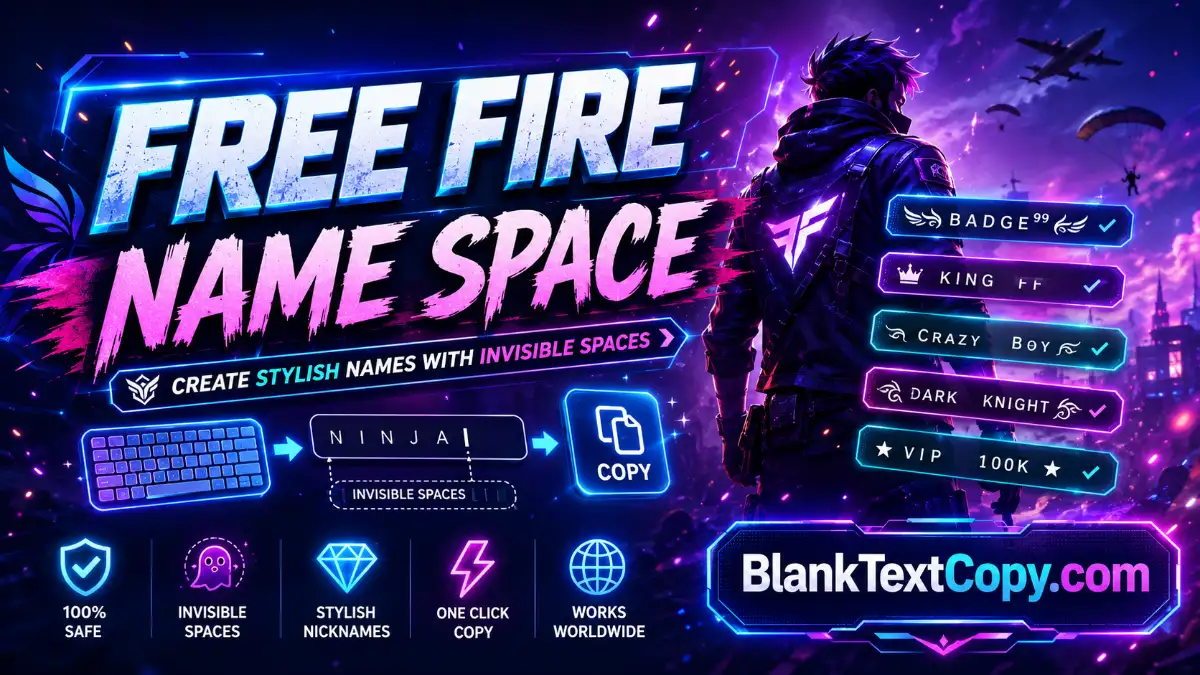 Free Fire Name Space