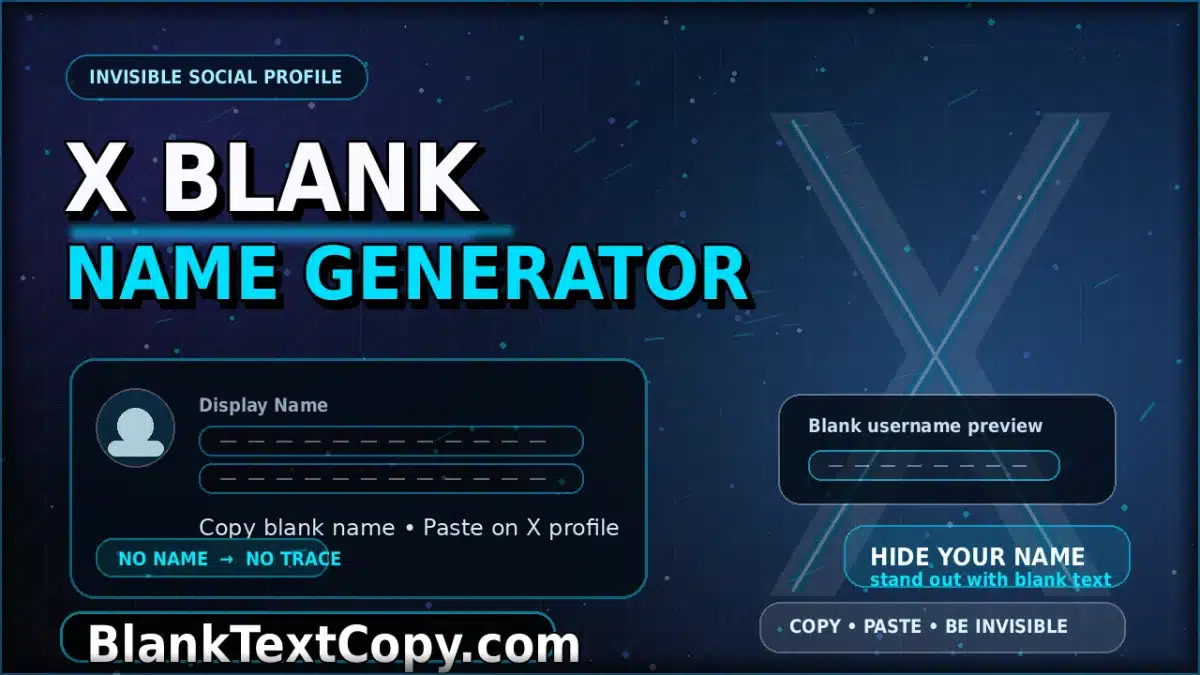 Twitter Blank Name